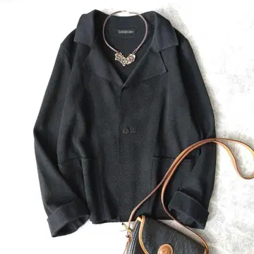 496 요건 레일 울 니트 자켓 가디건 라이트 아우터