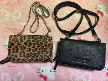 새상품급 미러나인 지갑 백 2개 세트