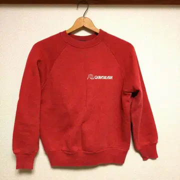 80s 90s 빈티지 Quiksilver 맨투맨 버건디 M