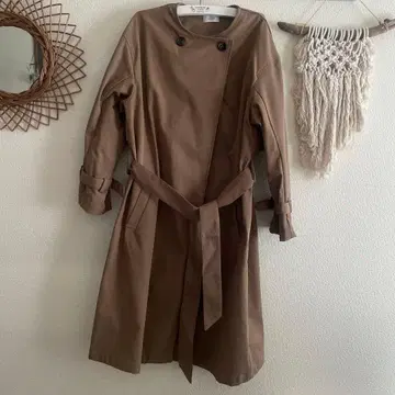 시마무라 dearful 노카라 트렌치코트