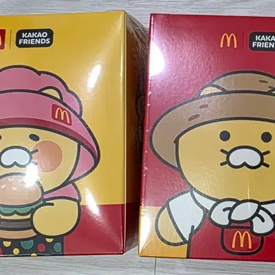 맥도날드 춘식이 콜라보 10cm 인형 키링 일괄