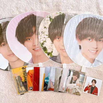 King & Prince 킹프리 나가세 렌 부채 사진 세트 아크릴 스탠드