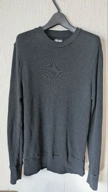 [ VIA SPARE ] 남성용 트레이닝복 코튼 x 실크 고급 소재 블랙