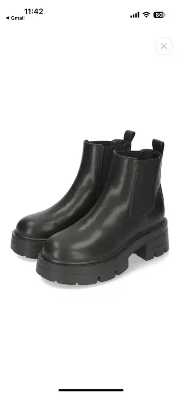 ORiental TRaffic 사이드 고어 부츠 블랙 통굽 S 사이즈