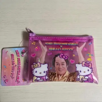 [ 미사용 새상품 ] 헬로키티 마츠켄 삼바 클리어 파우치