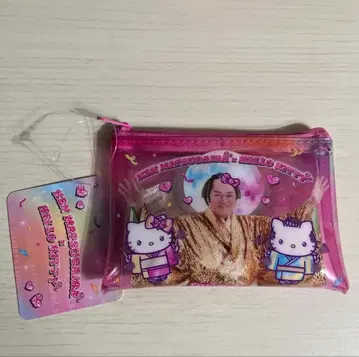 [ 미사용 새상품 ] 헬로키티 마츠켄 삼바 클리어 파우치