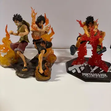 ONE PIECE BROTHERHOOD 루피, 에이스 피규어 상자 없음