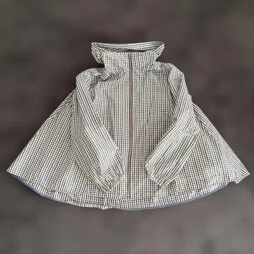 yori 체크 무늬 자켓 F