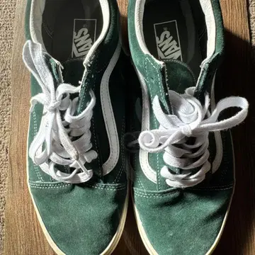 VANS 그린 스웨이드 하이컷 스니커즈