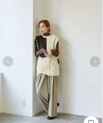 투데이풀 패치워크 핸드 니트 베스트