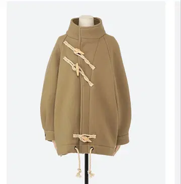 HYKE 더플 코트 베이지