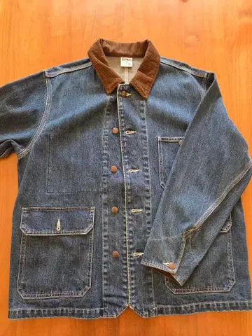 빅 맥 데님 자켓 코듀로이 옷깃