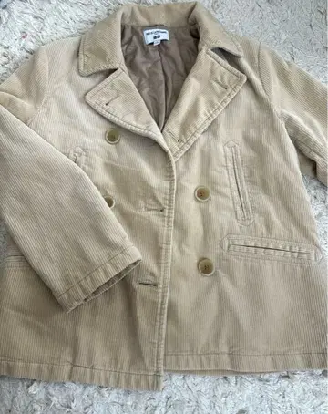 유니클로 이네스 콜라보 코듀로이 피코트 자켓 베이지