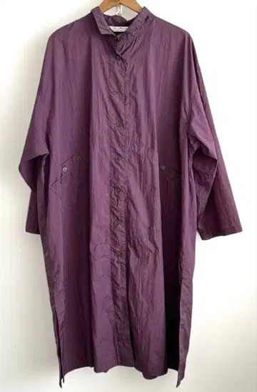 Yaco Maricard 퍼플 롱 코트