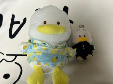 페클 후르츠 후드티 봉제 인형 가쿠란 마스코트 오리 페클