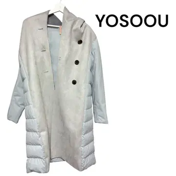 YOSOOU 페이크 무스탕 롱 코트