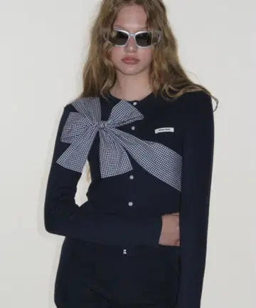 CRANK Ribbon Tie Knit Cardigan