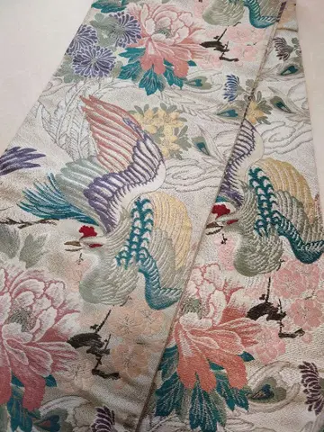 기모노 후쿠로 오비 마루 오비 앤티크