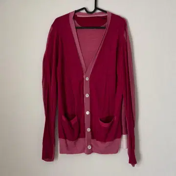 sacai 사카이 바이컬러 절개 가디건