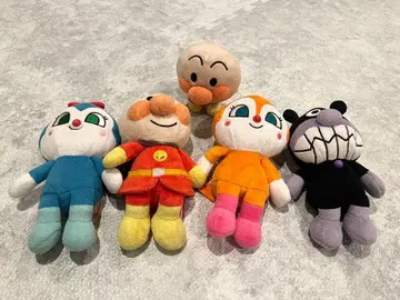 호빵맨 봉제 인형 5체 세트