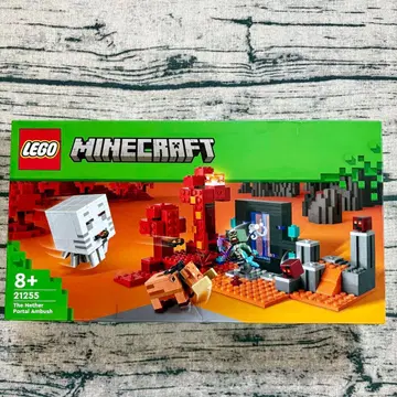 레고 LEGO 마인크래프트 네더 포탈의 전투 21255