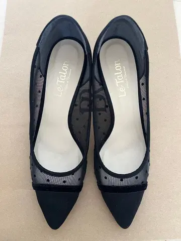 LE TALON 루탈론 | 펌프스 튤 도트 블랙