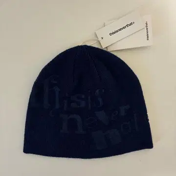 thisisneverthat 네이비 니트 모자