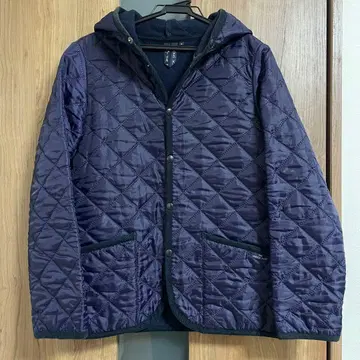 THE SMOCK SHOP 스모크샵 후드 부착 퀼팅 자켓