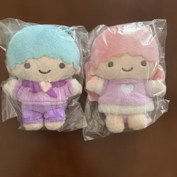 산리오 퓨로랜드 한정판 키키라라 봉제 인형 마스코트 폴 체인 새상품