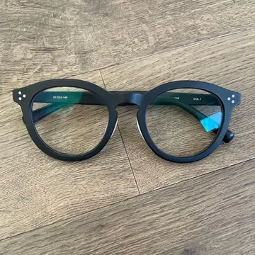 켄타로 안경 [구매 시 7,700엔] 블랙 라운드 안경 51 22-145