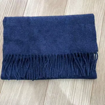 캐시미어 100% 네이비 머플러