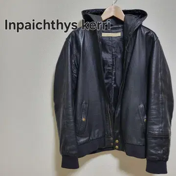 Inpaichthyskerri 인파익티스케리 가죽 후드 자켓