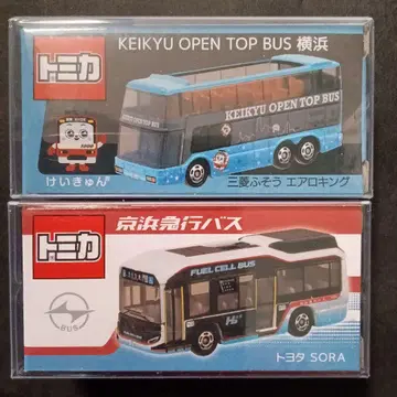 프로텍터 포장 토미카 게이큐 버스 TOP OPEN BUS 도요타 SORA