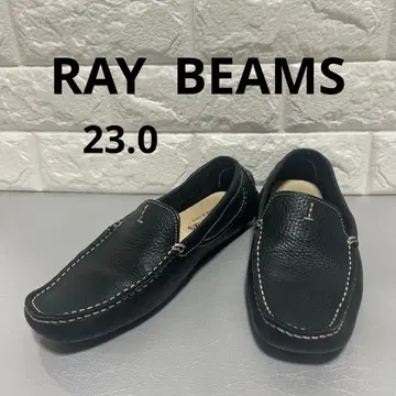 RAY BEAMS 블랙 로퍼 23cm