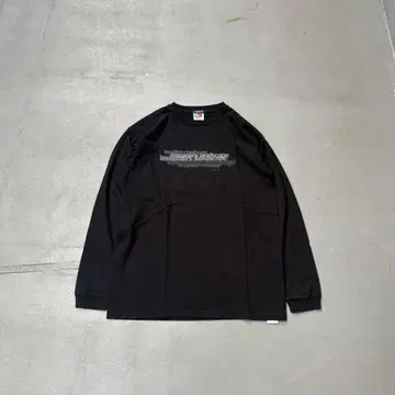 90s JUN MEN 텍스트 프린트 fruit 바디 긴팔 t셔츠 새상품급