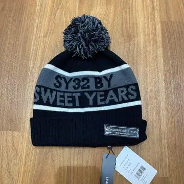 [ SY32 SWEET YEARS ] 니트 캡 블랙