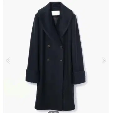Ballsey 멜톤 콤비 숄카라 코트
