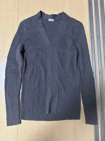 IENA 3x3 리브 V넥 풀오버