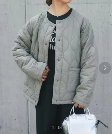 un dix cors 2way 리버서블 퀼팅 자켓