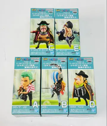 원피스 월드 컬렉터블 피규어 최악의 세대2 전5종 세트