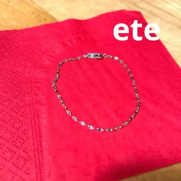 ete 페탈 체인 팔찌 핑크 골드 zozotown 한정 상품