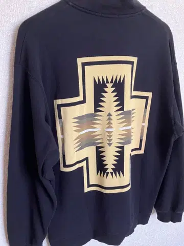 별주 펜들턴 nico and - 하프 스냅 맨투맨 블랙 M