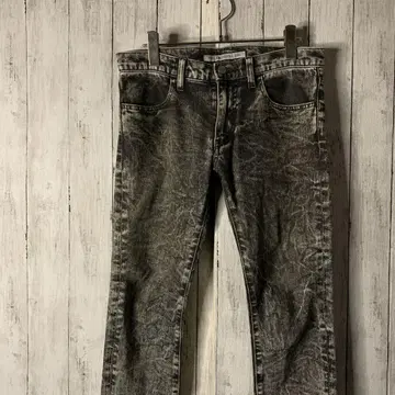 존 로렌스 설리번 케미컬 워시 스키니 데님 W34