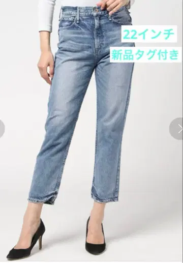 새상품 upper hights 데님 크롭 하이 라이즈 데파이드 22