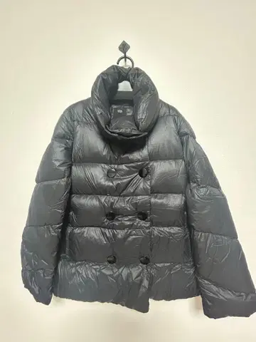 AZUL by moussy 블랙 다운 자켓 더블 브레스트