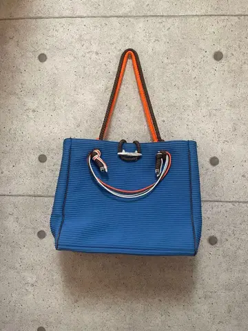 L4K3 레 숄더백 블루