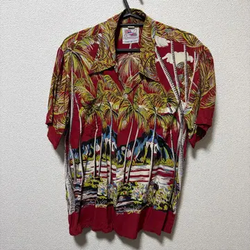동양 엔터프라이즈 선서프 알로하 하와이안 셔츠