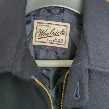 울리치 하프 코트 집업 L XL 블랙 네이비 유럽풍 남성용