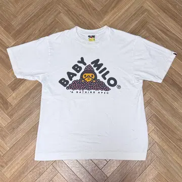 BABY MILO 화이트 T셔츠 M