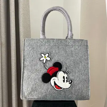 미니 마우스 펠트 토트백 그레이